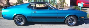 Blue Mustang Fastback Mach1